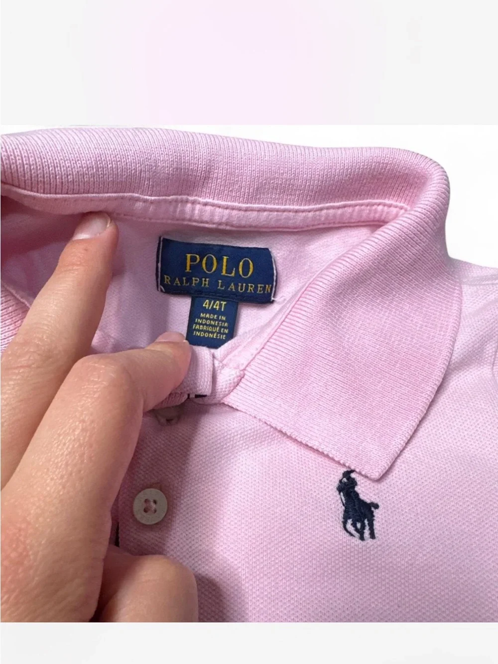 Polo by Ralph Lauren Light Pink Polo Dress with Embroidered Logo